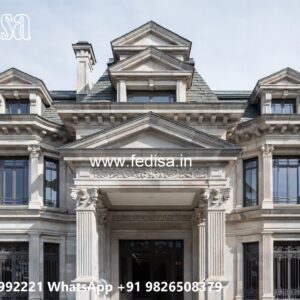 Stone Finish Home Exterior Pooja Room Door No-4004