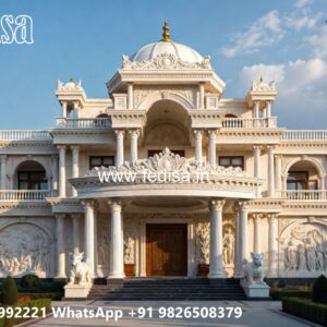 Heritage Style Villa Exterior 4 Bedroom Modern House Plans No-4040