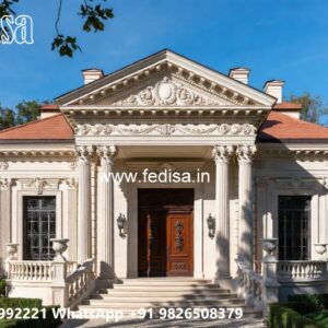 Front Yard Classic House Staircase Designs For Homes No-4099