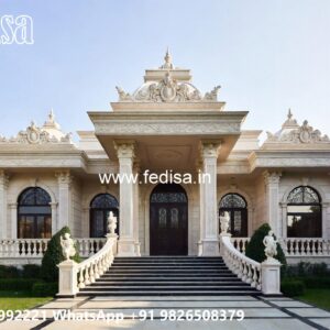 Stone Finish Villa Design Office Layout Ideas No-4164