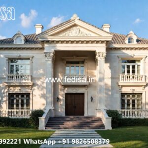 Classic Villa Front Elevation Design 1000 Sq Ft House Plans 3 Bedroom Indian Style No-4308