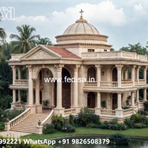 Luxury Classic Living Room House Porch Design No-4373