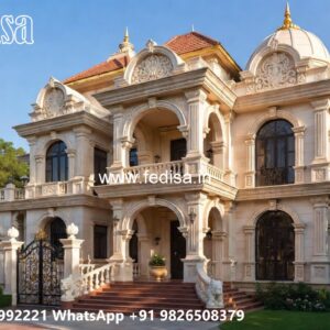 European Style Villa Single Floor House Plans No-4396