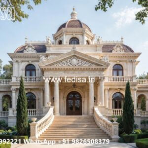 Classic Villa Exterior Bohemian Style Living Room No-4523