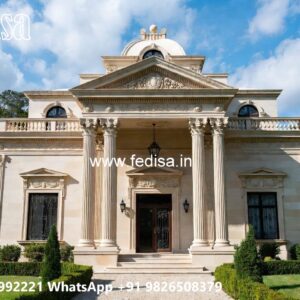 Classic Outdoor Patio Villa Exterior Design For Small Houses No-4544