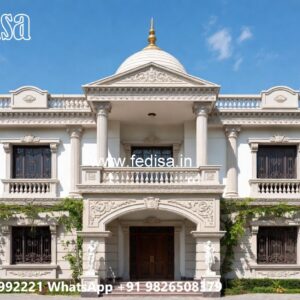 Neoclassical Villa Facade Gym Room Ideas No-4646