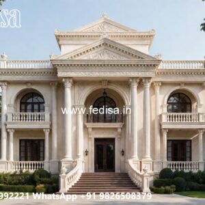 Heritage Style Villa Exterior Minimalist House Interior No-4650