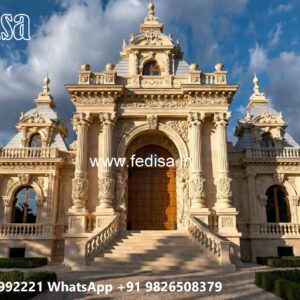 Marble Flooring Villa Design 2 Story House Floor Plans No-4659