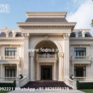 Traditional Interior Decoration Villa House Tower Design No-4777