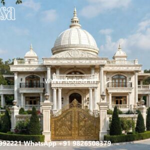 Front Yard Classic House 3 Room House Plans No-4831