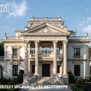 Classic House Design With Garden Home Floor Design No-4842
