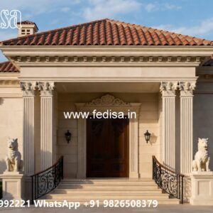 Patio Design Traditional Home Double Storey Houses With Balcony No-4871