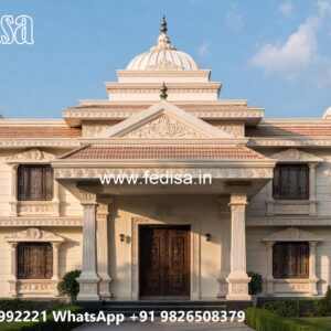 Classic Home Exterior Design Small Flat Roof House Designs No-4885