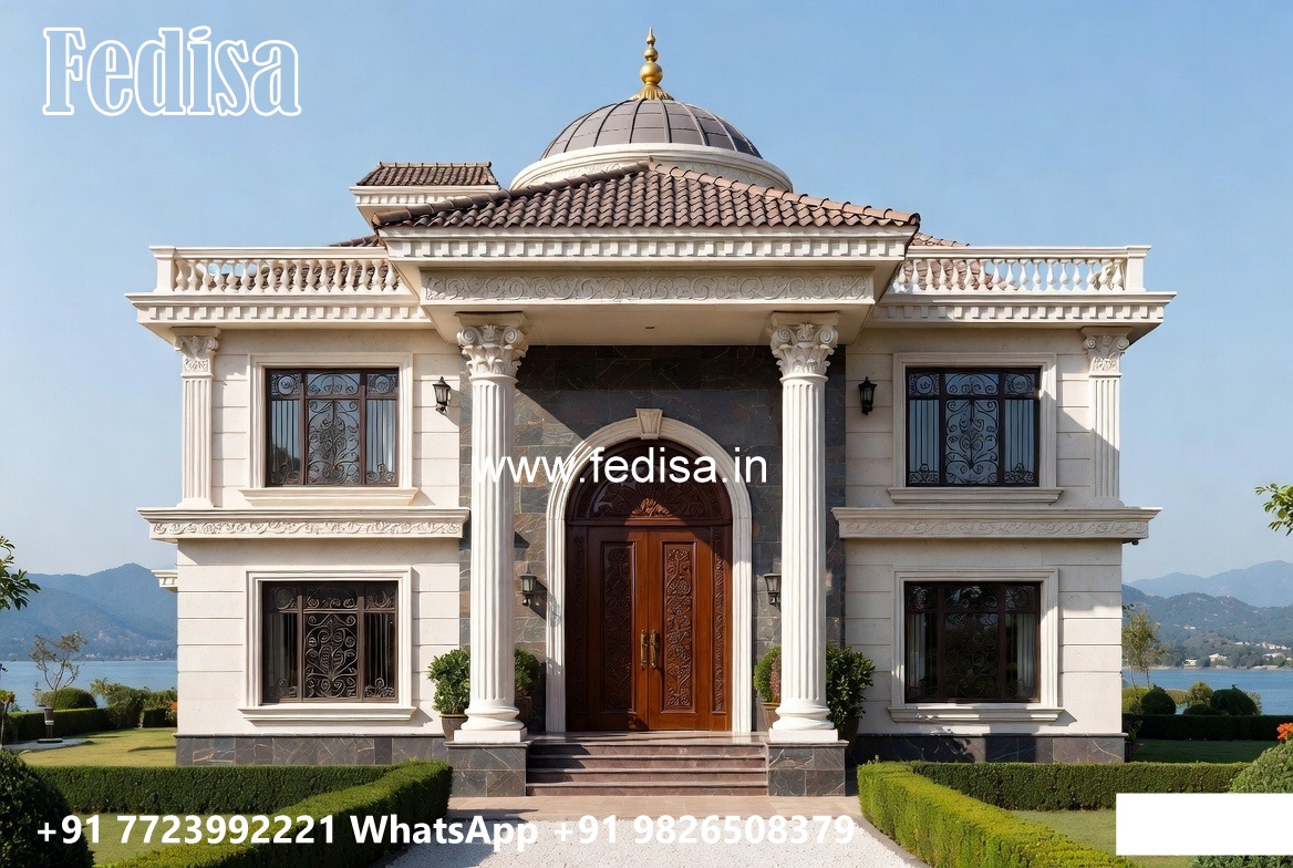 Classic Home Front Elevation Design Urban Modern Interior Design No-4998