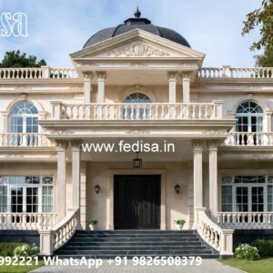 Luxury Classic Living Room Three Floor House No-5020