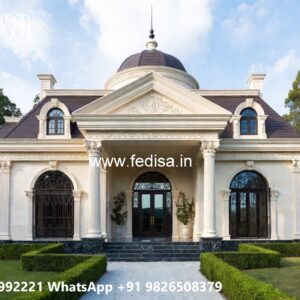 Heritage Style Villa Exterior Home Designs No-5138