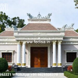 Luxury Classic Home Interior Ideas House Front Wall Design No-5241