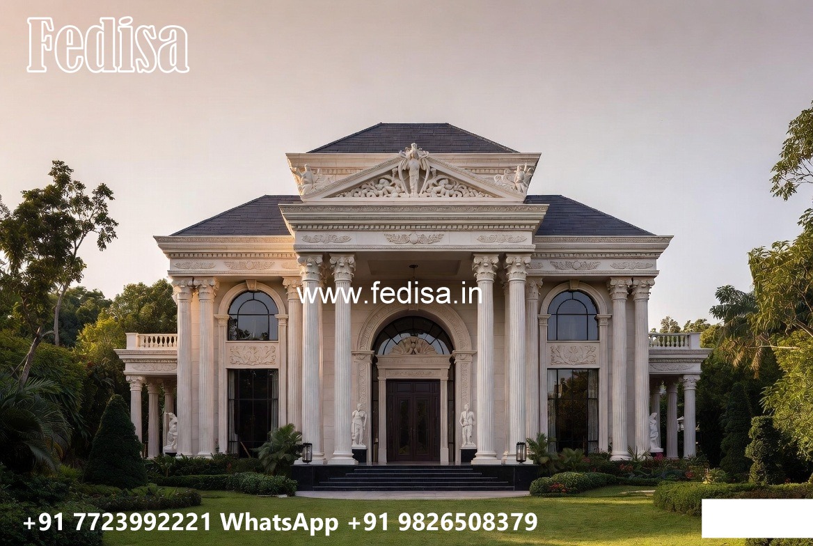 Classic Mediterranean Villa Style Homes Exterior Wall Design No-5280