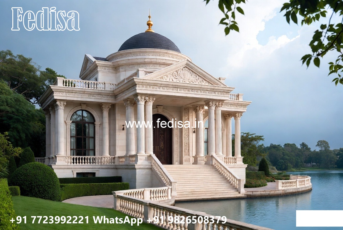 Classic Villa Front Elevation Design Cabin Plans With Loft No-5406