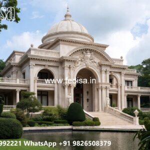 Classic Outdoor Patio Villa One Story Modern House No-5520