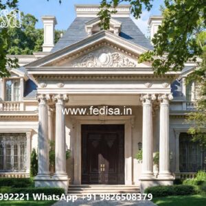 Classic House Design With Garden Arch Design For Home Entrance No-5574