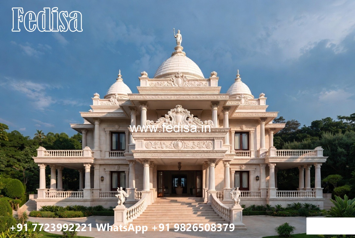 Elegant Villa Design Courtyard House Design No-5618