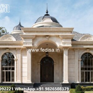 Classic Villa Front Elevation Design Small Bungalow House Design No-5650