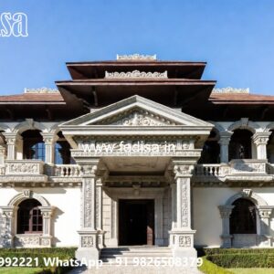 Grand Entrance Villa Design Open House Plans No-5745