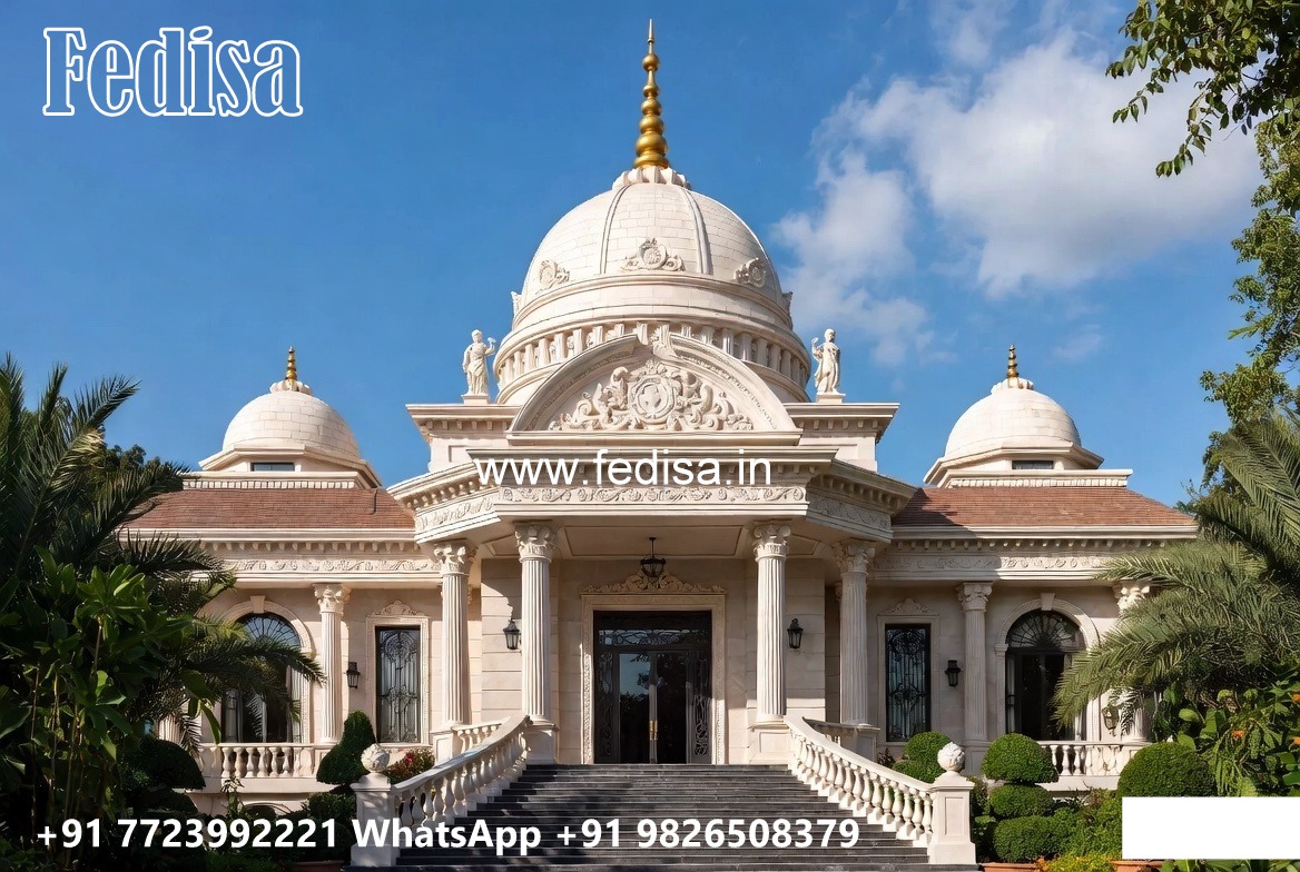Heritage Style Villa Exterior Stairs Design For Small House No-5748