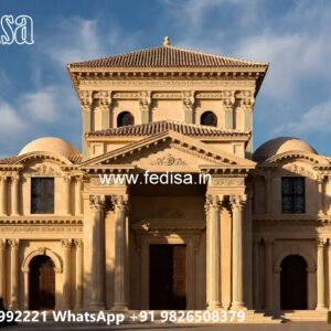 Classic House Exterior 4 Bhk House Design No-5789