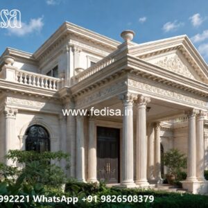 Classic Villa Garden Design 3 Bed House Plans No-6003