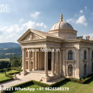 European Style Villa Farmhouse Plans With Porches No-6104