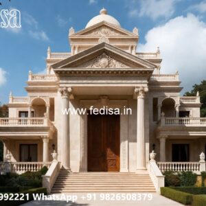Neoclassical Villa Facade Best 4 Bedroom House Plans No-6232
