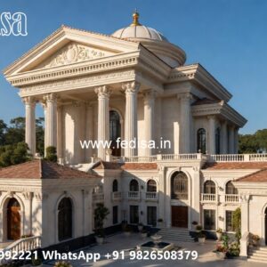 Classic Villa Exterior Simple Veranda Design For Small House No-6353