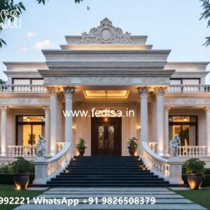 Traditional House Design With Modern Touch Single Floor House Front Design No-6427
