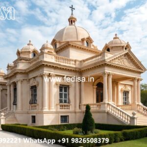 Neoclassical Villa Facade 3 Bhk House Plan No-6476