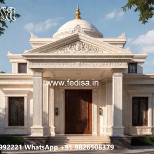 Classic Villa Front Elevation Design Small Cottage House Plans No-6504