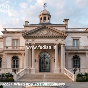 Grand Entrance Villa Design 1 Story House Plans No-6599