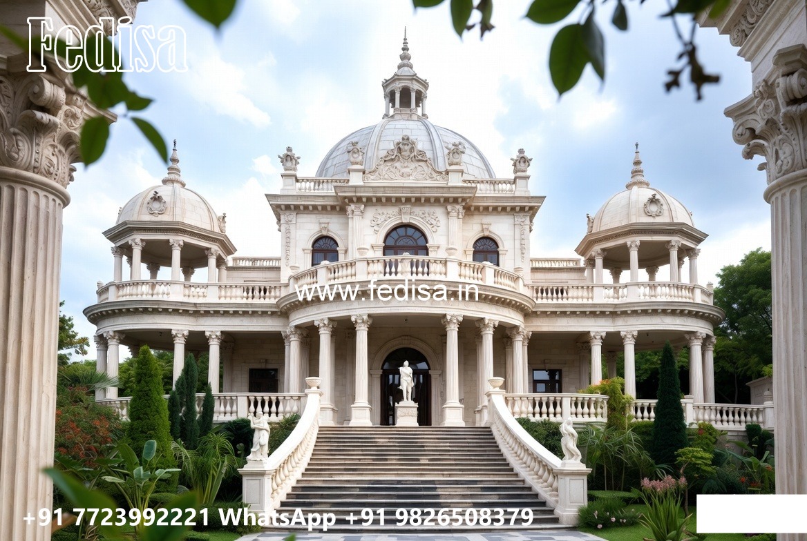 Fountain Garden Villa Flat House Design No-6616