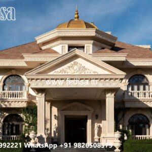 Front Yard Classic House Courtyard House Plans No-6661