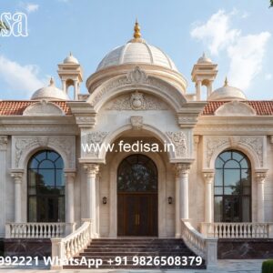 Classic Villa Garden Design Single Bedroom House Plans Indian Style No-6735