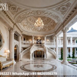 Villa With Columns Design Square House Design No-6844