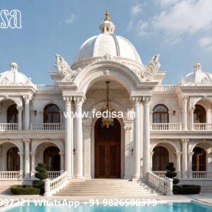 Traditional House Facade 8000 Square Foot House No-6926