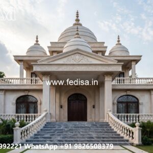 Villa Courtyard Design 3 Bedroom Building Plan No-6981