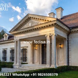 Classic House Front Elevation Design House Plans With Attached Guest House No-7034