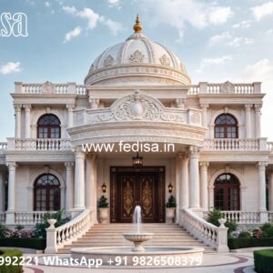 Front Yard Classic House 60 Gaj House Design No-7149