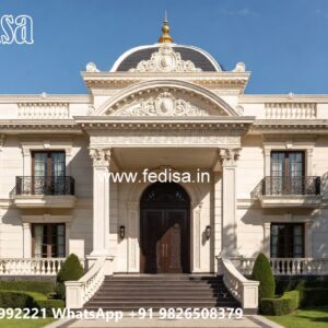 Classic Villa Front Elevation Design Home Design Drawing No-7358