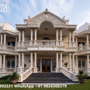 Traditional Home Design Single Story Flat Roof House Plans No-7407