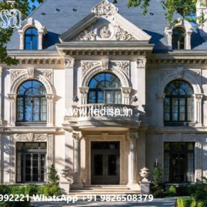 European Style Villa 17 Feet Front House Design No-7446