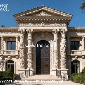House With Columns Exterior Building Plans And Designs No-7502